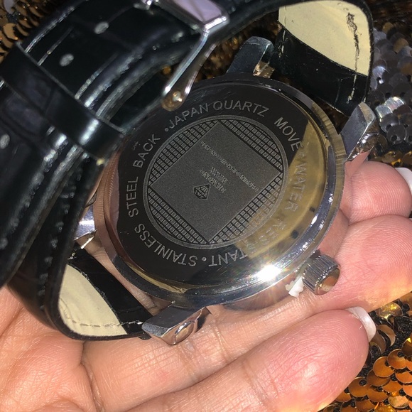 Real diamond watch for men, NOT CZ, NOT LAB Made, best gift for men, custom made - Picture 6 of 9